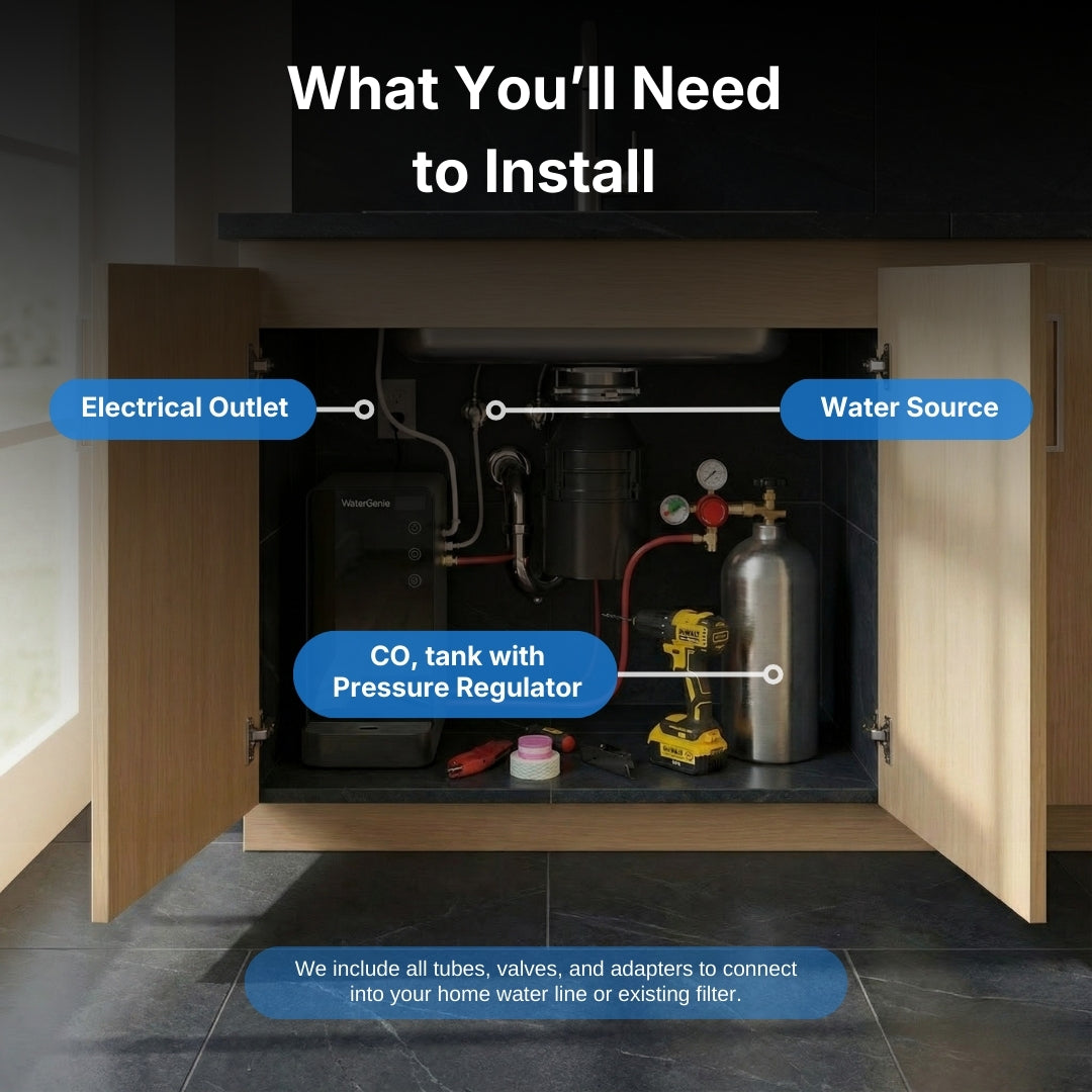 WaterGenie™ Undercounter Sparkling Water System