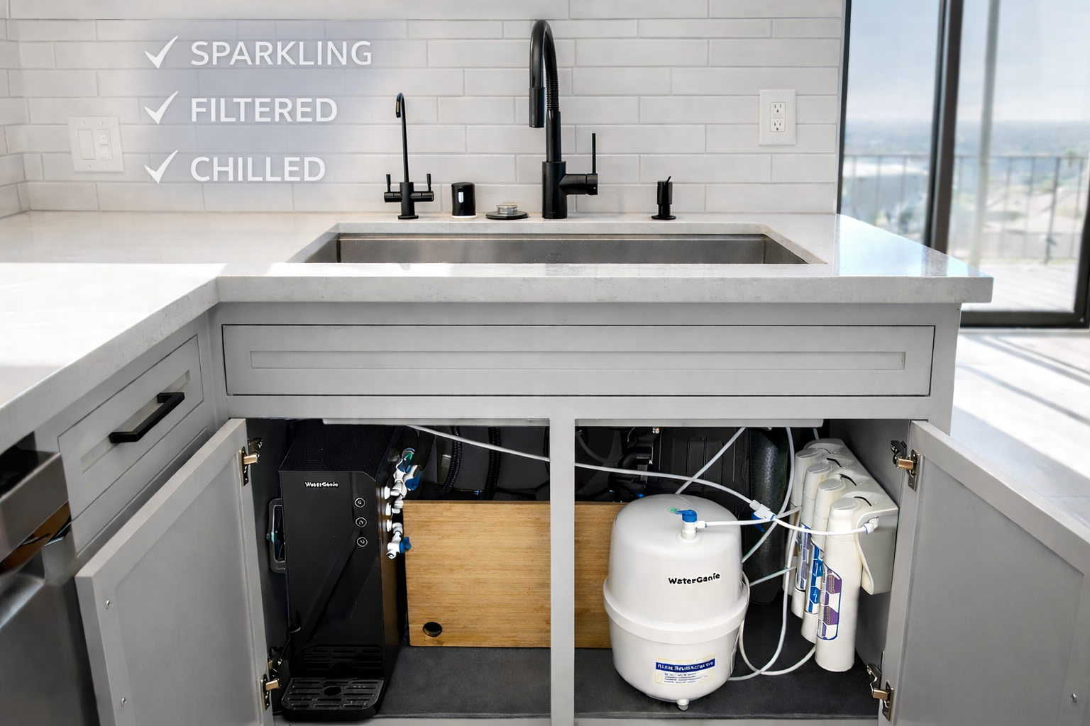 WaterGenie™ Undercounter Sparkling Water System