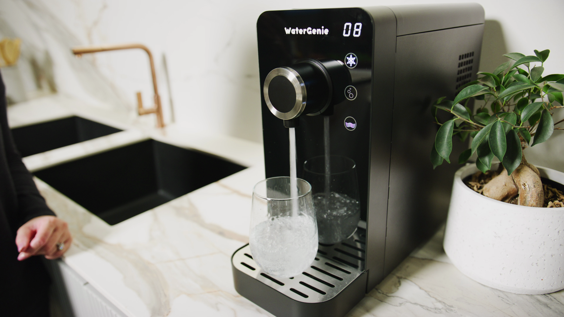 WaterGenie™ Countertop Sparkling Water System